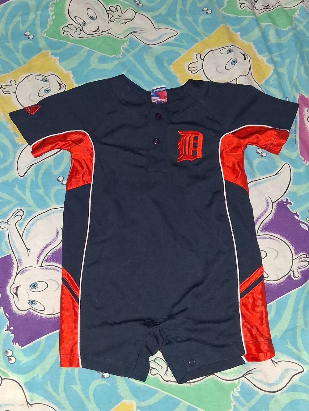 Majestic Authentic Detroit Tigers Baby Baseball Jersey Onesie